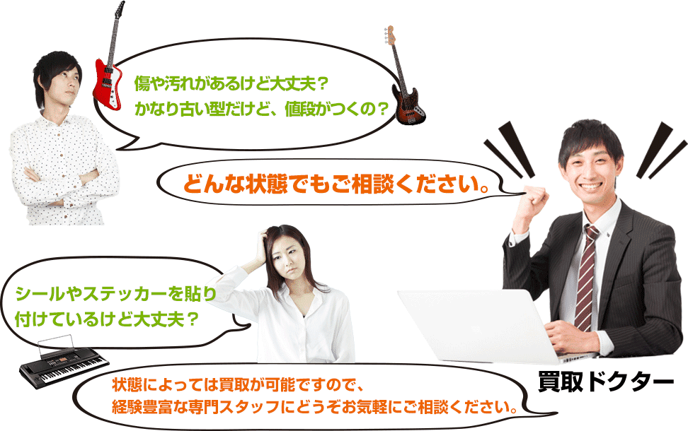 どんな状態でもご相談ください