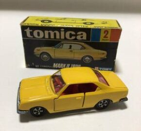 トミカ2-1-2 コロナ マークII 1900ハードトップ 1Aホイール 黄色 指定丸箱を買い取りました