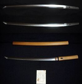 広島市中区のお客様より、日本刀 脇差 備州長船則光 刃長52.0cm 反り1.0cm 高級白鞘　を買い取りました